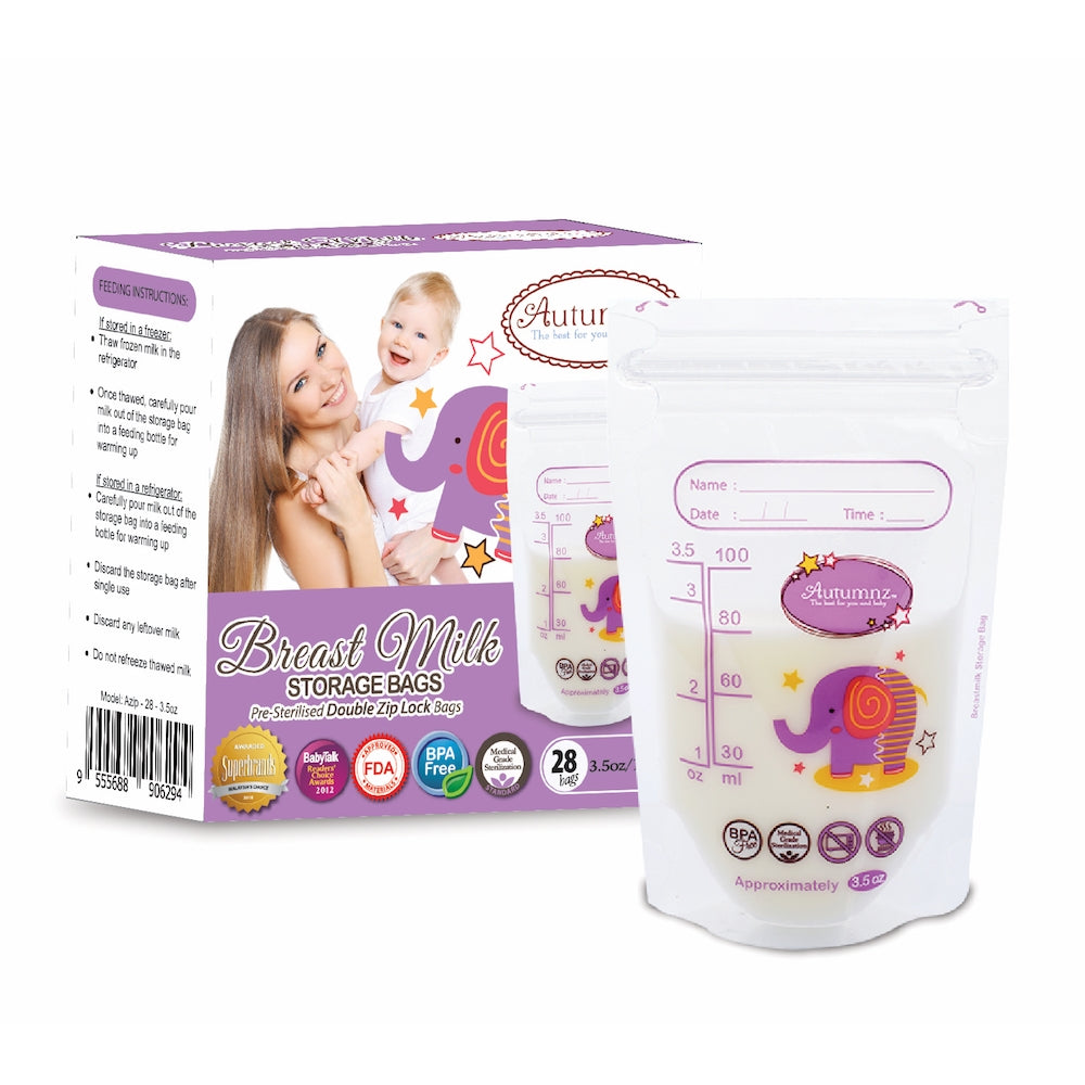 AUTUMNZ oz Ziplock Breastmilk Storage Bag – Bloom and Bless