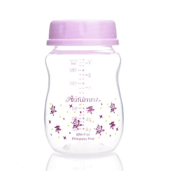 Autumnz Wide Neck Storage Bottles 7oz (4btls) - Twinkle Lilac