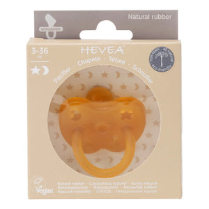 Hevea Pacifier — Orthodontic 3-36months Natural