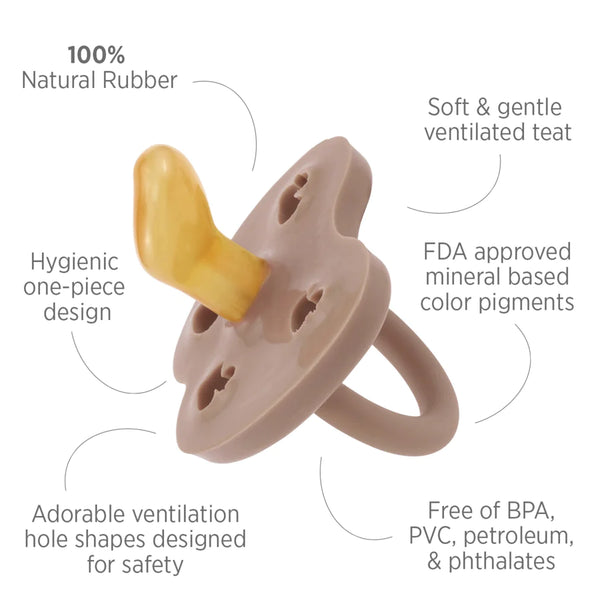 Hevea Pacifier — Orthodontic 3-36months Banana