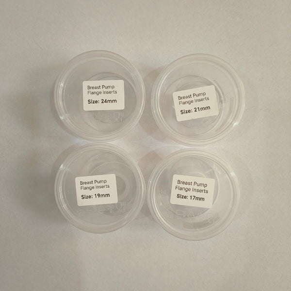 Silicone Breast Pump Inserts for 28mm Flange (24mm, 21mm, 19mm & 17mm)