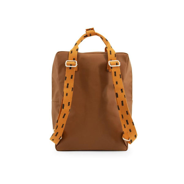 STICKY LEMON | large backpack sprinkles | envelope | Syrup Brown + Carrot Orange + Bubbly Pink