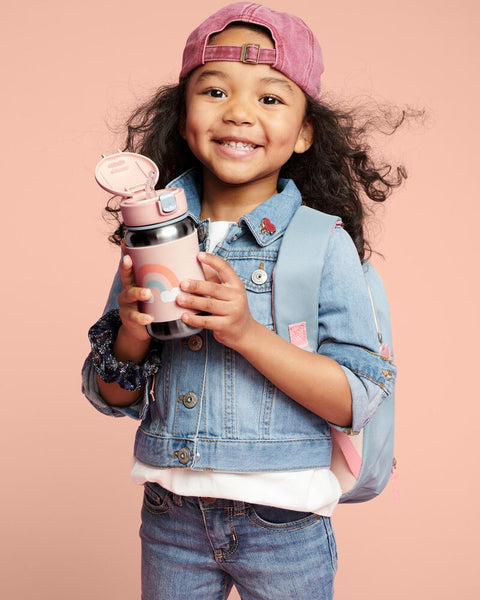 Skip Hop Spark SS Straw Bottle - Rainbow