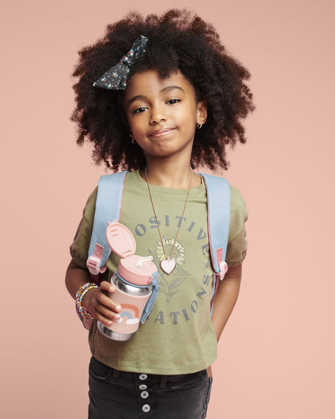Skip Hop Spark SS Straw Bottle - Rainbow