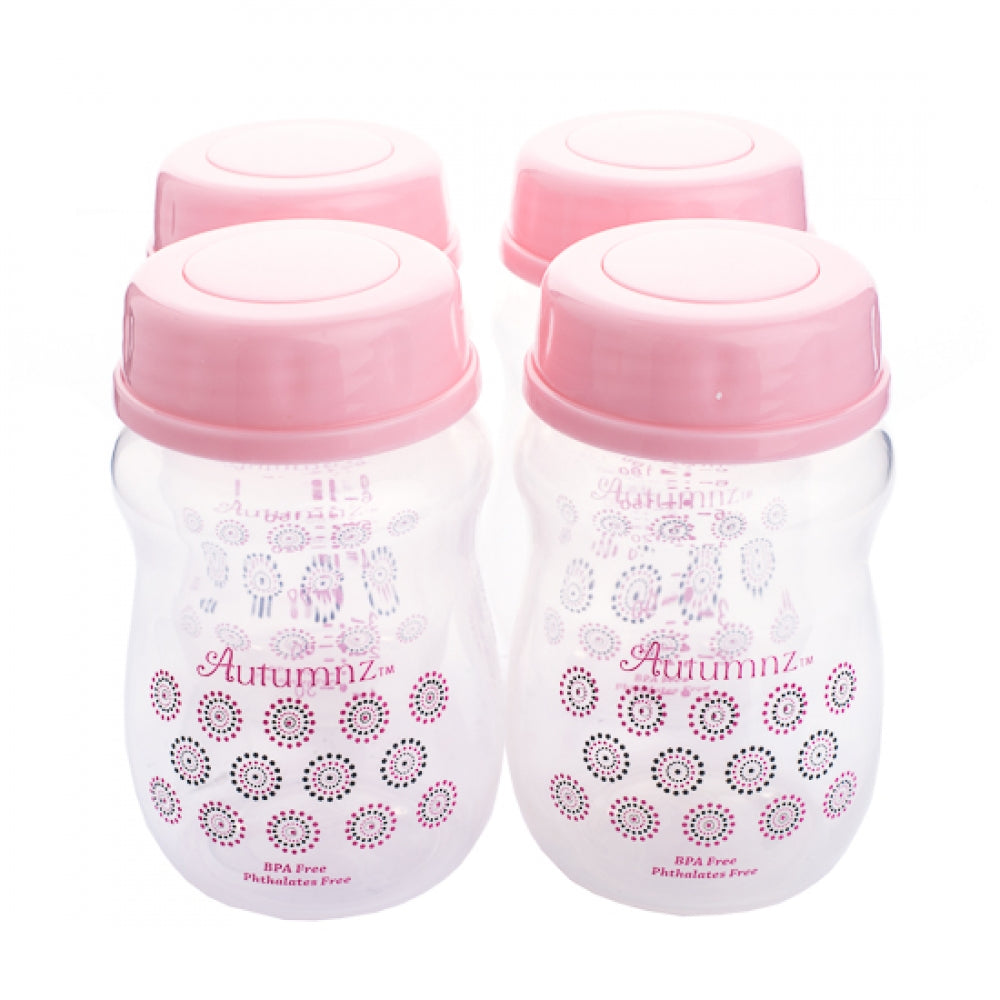 Autumnz Wide Neck Storage Bottles 7oz (4btls) - Lil Pink Grey – Bloom and  Bless