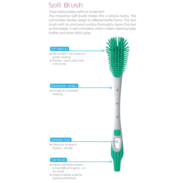 MAM Soft Brush for Baby Bottles