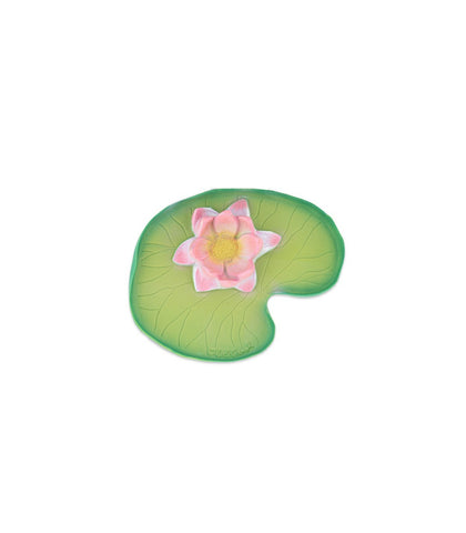 [Oli&Carol] Natural Rubber Teethers & Bath Toys: Floatie Water Lily