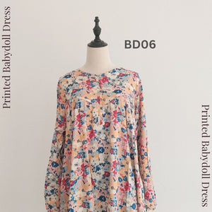 [KIJ.RTW] Printed Babydoll Dress