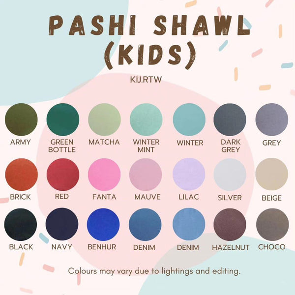 [KIJ.RTW] Pashi Kids Shawl