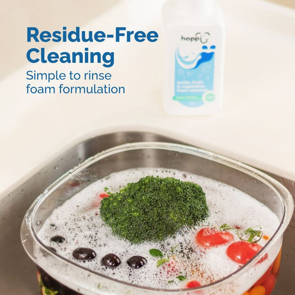 Hoppi Bottle, Fruits & Vegetables Foam Cleanser 500ml