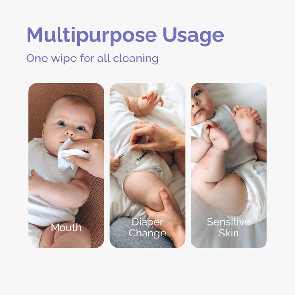 Hoppi Premium Wet Wipes (80 wipes x 3 packs)