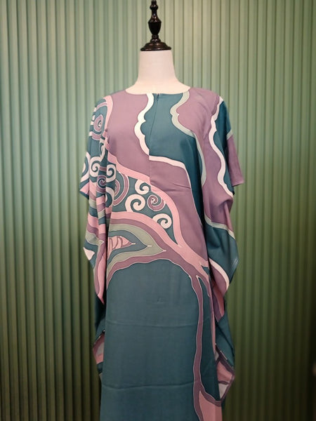 Batik Nursing Kaftan