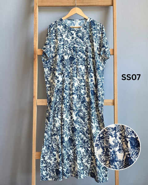 [KIJ.RTW] Short Sleeves Ruffles Kaftan