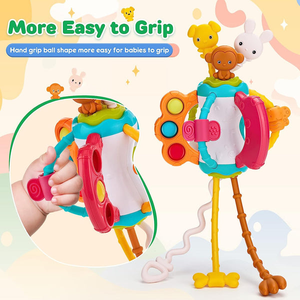 Baby Finger & Teether Toy - Animals Party