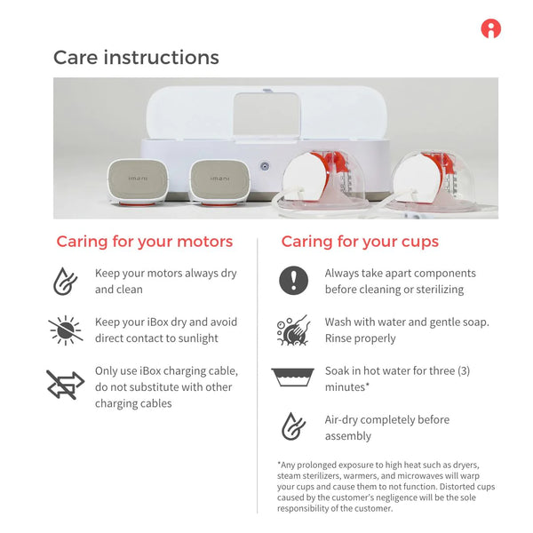 Imani iBox 2-in-1 Electrical Breastpump (Wearable + Hospital Grade)