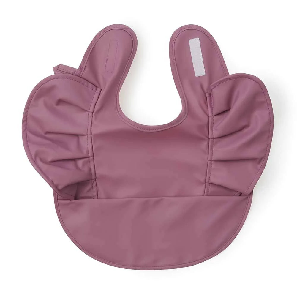 [Snuggle Hunny] Snuggle Bibs — Mauve Frill