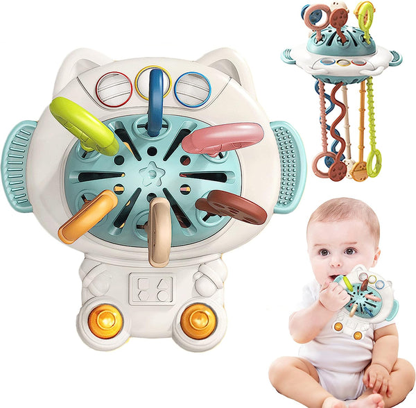 Baby Finger & Teether Toy - Astronaut Owl