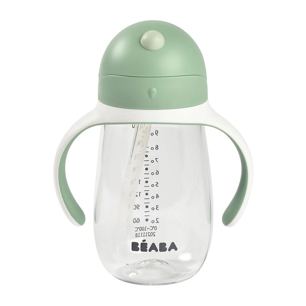 [Béaba] Straw Cup 300ml — Sage Green