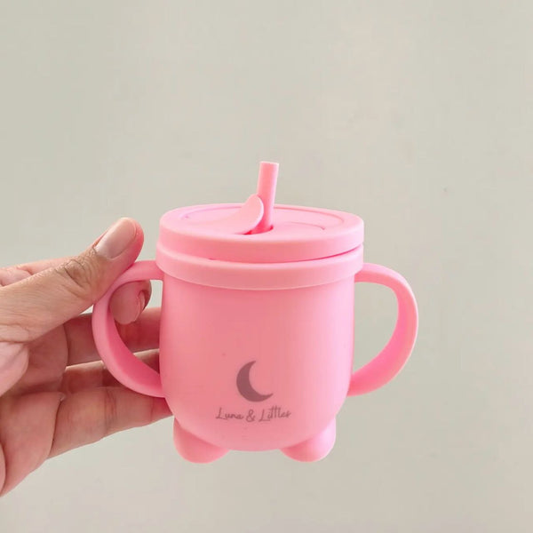 [Luna&Littles] Silicone 2-in-1 Sippy Snack Cup