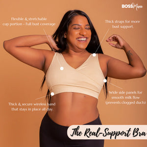 BOSS MAMA Pumping and Nursing Bra