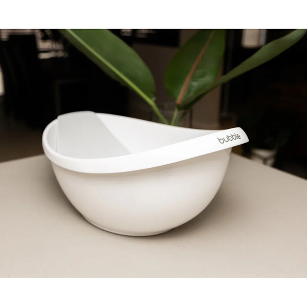 Bubble Cuddle Baby Bath with Bath Seat - White