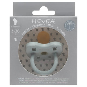 Hevea Pacifier — Orthodontic 3-36months Gorgeous Grey
