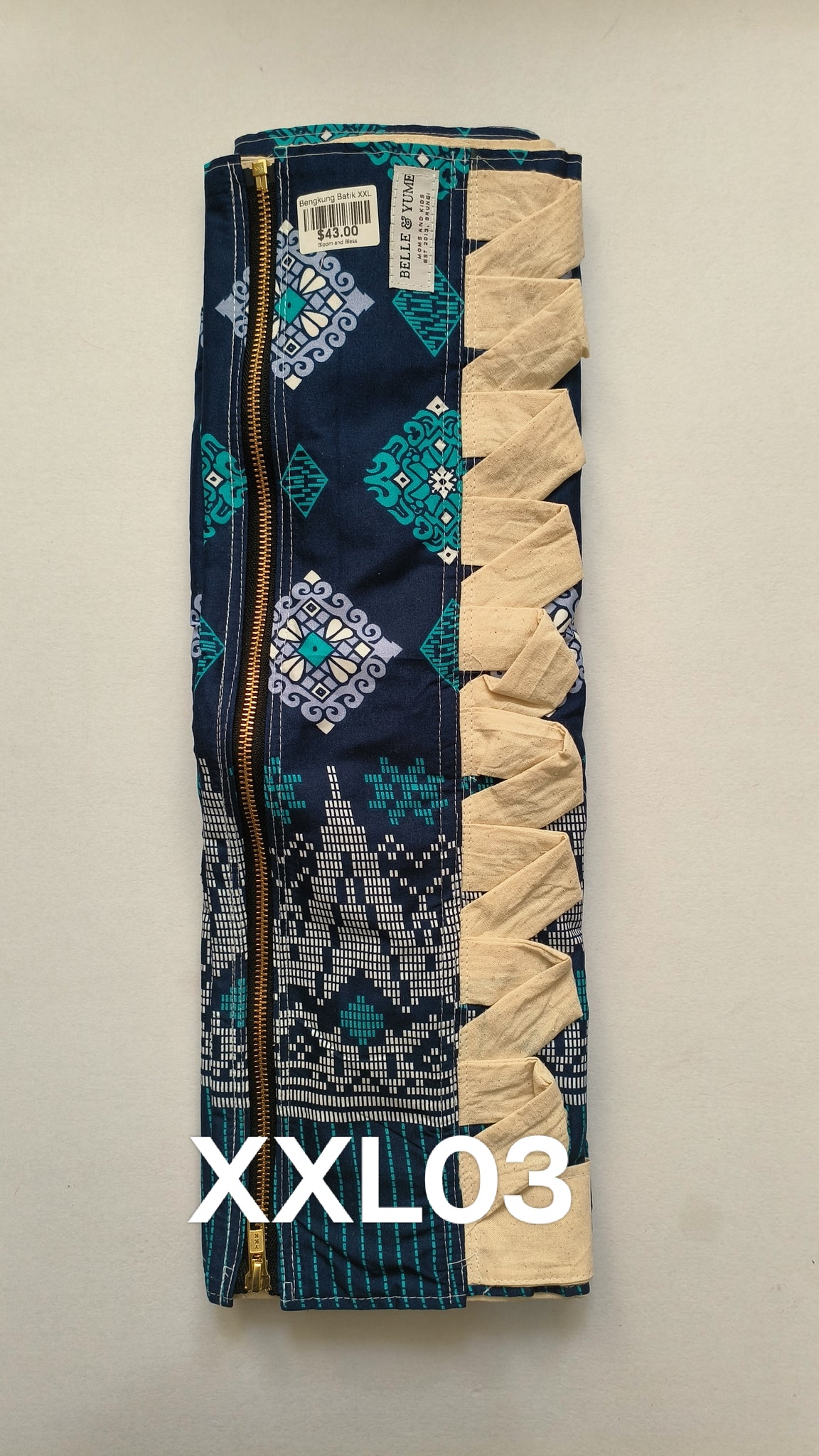 Bengkung Batik Zip - Size XXL
