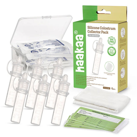 Haakaa Silicone Colostrum Collector Set (6pcs)