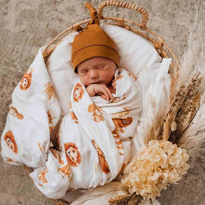 [Snuggle Hunny] Organic Muslin Wrap — Lion