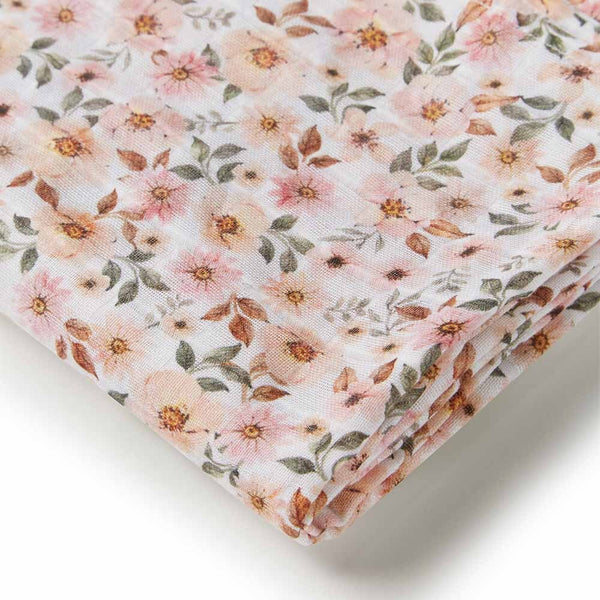 [Snuggle Hunny] Organic Muslin Wrap — Spring Floral