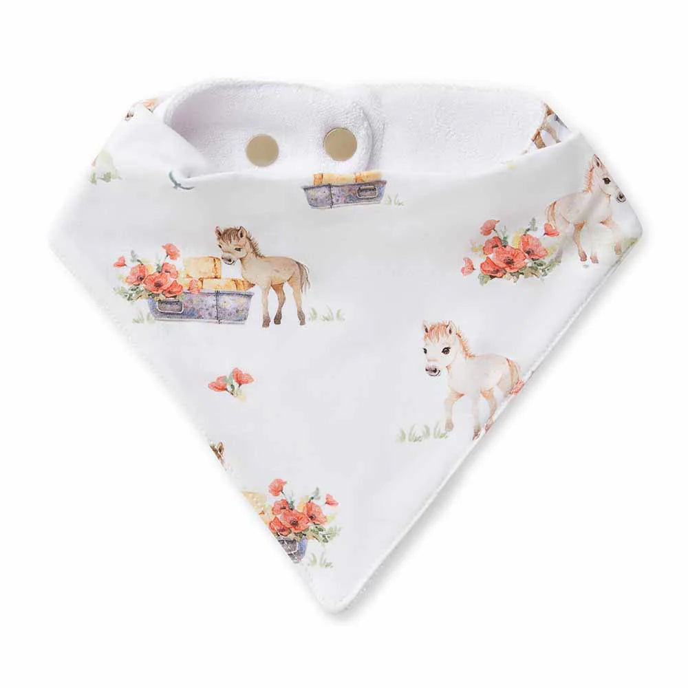 [Snuggle Hunny] Dribble Bandana Bib - Pony Pals