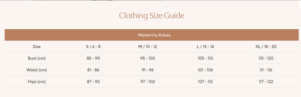 Organic Maternity Gown - Camille