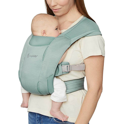Ergobaby Embrace Soft Air Mesh Newborn Baby Carrier - Sage