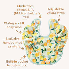 [Snuggle Hunny] Snuggle Bib - Citrus Squeeze