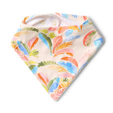 [Snuggle Hunny] Dribble Bandana Bib - Summer Palm