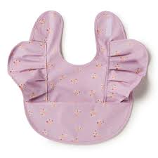 [Snuggle Hunny] Snuggle Bib - Frill Lilac Bloom