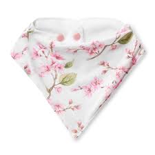 [Snuggle Hunny] Dribble Bandana Bib - Cherry Blossom