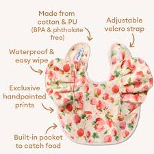 [Snuggle Hunny] Snuggle Bib - Strawberry