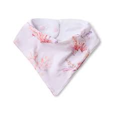 [Snuggle Hunny] Dribble Bandana Bib - Coral Pink