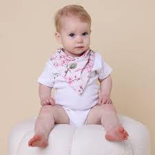 [Snuggle Hunny] Dribble Bandana Bib - Cherry Blossom