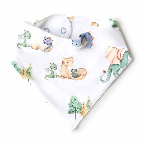 [Snuggle Hunny] Dribble Bandana Bib — Dragon