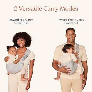 Ergobaby Upsie Sling Carrier - Pearl Grey