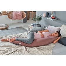 Theraline The Original Maternity and Nursing Pillow - Melange Rosewood Bamboo