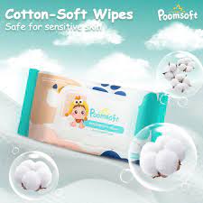 POOMSOFT Baby wipes (80ct)