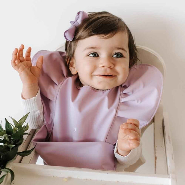 [Snuggle Hunny] Snuggle Bib - Frill Lavender