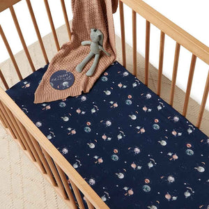 [Snuggle Hunny] Fitted Cot Sheet - Milky Way