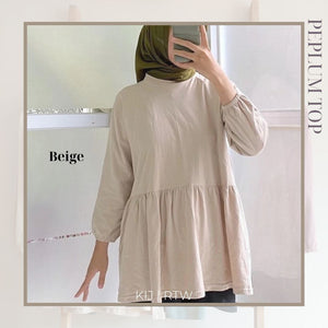 [KIJ.RTW] Nursing Peplum Top