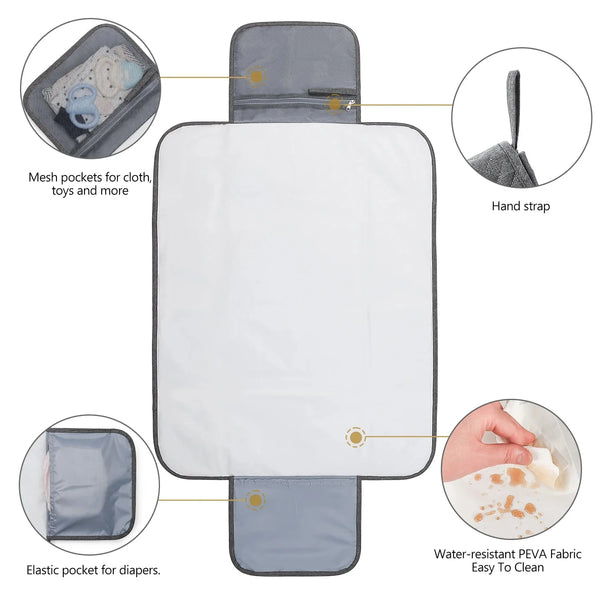 Portable Waterproof Diaper Changing Mat