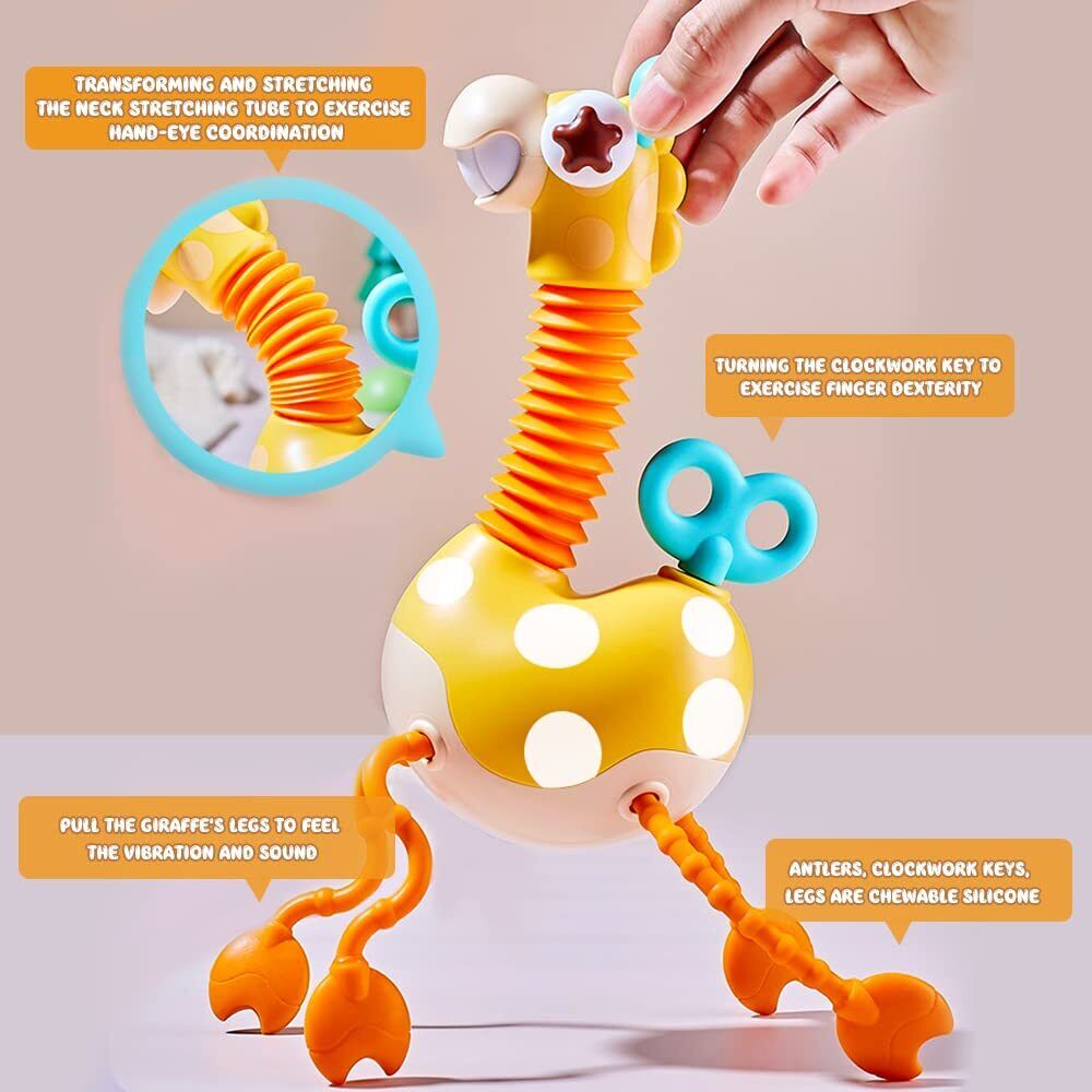 vibrating giraffe toy Folding Travel Chair with Soothing Music and Vibration 046 – LADIDA (UK) Baby  Toys Company Ltd