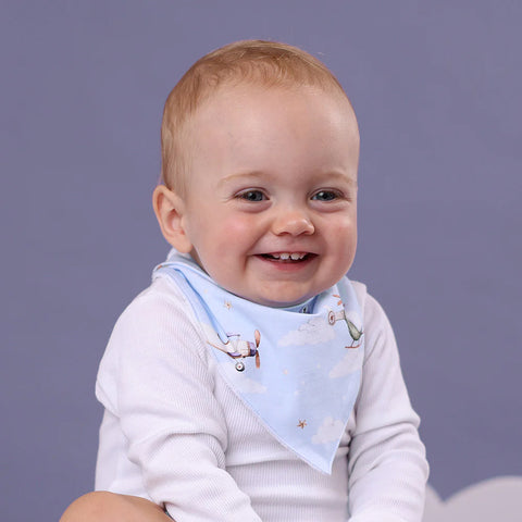 [Snuggle Hunny] Dribble Bandana Bib - Taking Flight